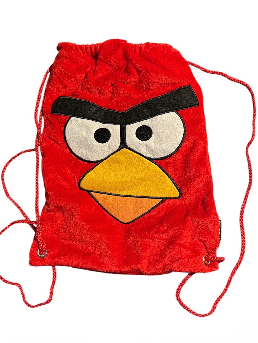 Angry bird drawstring bag